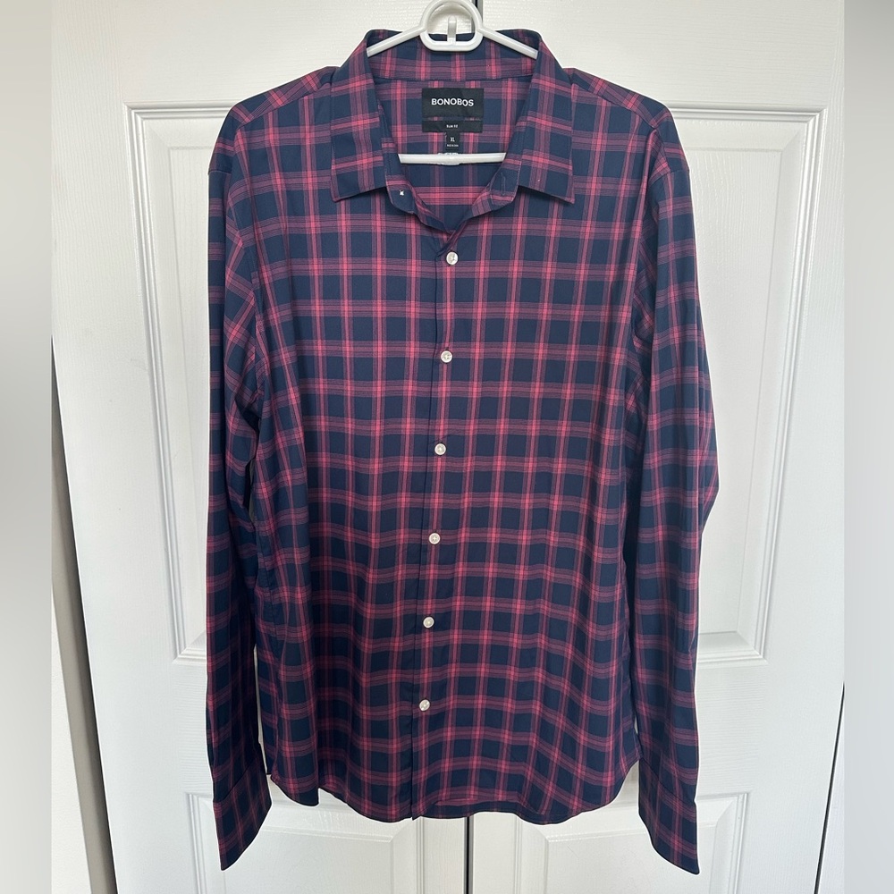Men’s Bonobos Plaid Button down Shirt